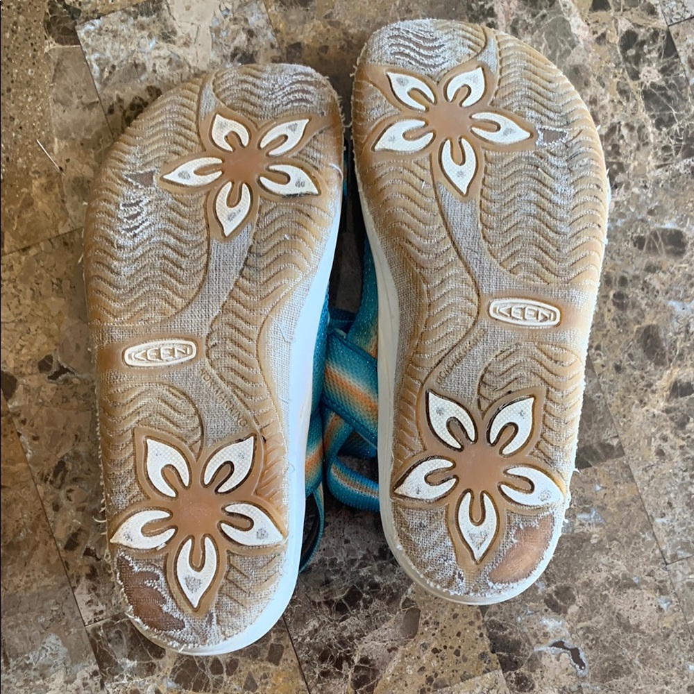 Keen Blue and Orange Outdoor Sandals - Picture 12 of 16